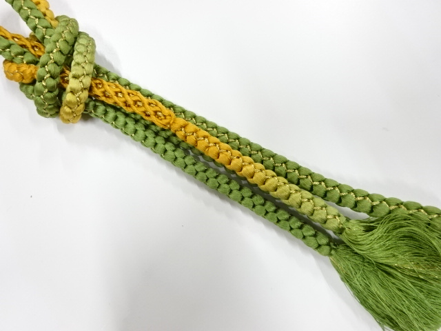 正絹　手組帯締め